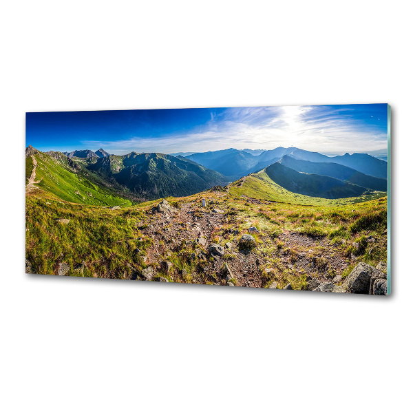 Panel do kuchni Panorama górska