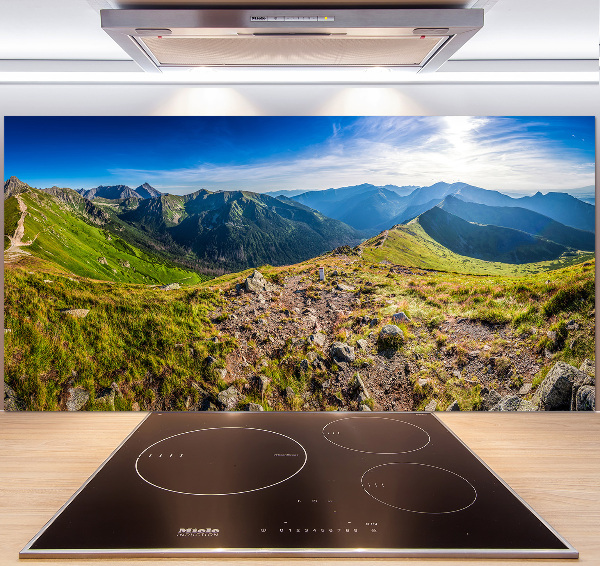 Panel do kuchni Panorama górska