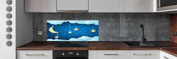 Panel dekor szkło Niebo nocą