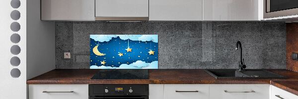 Panel dekor szkło Niebo nocą