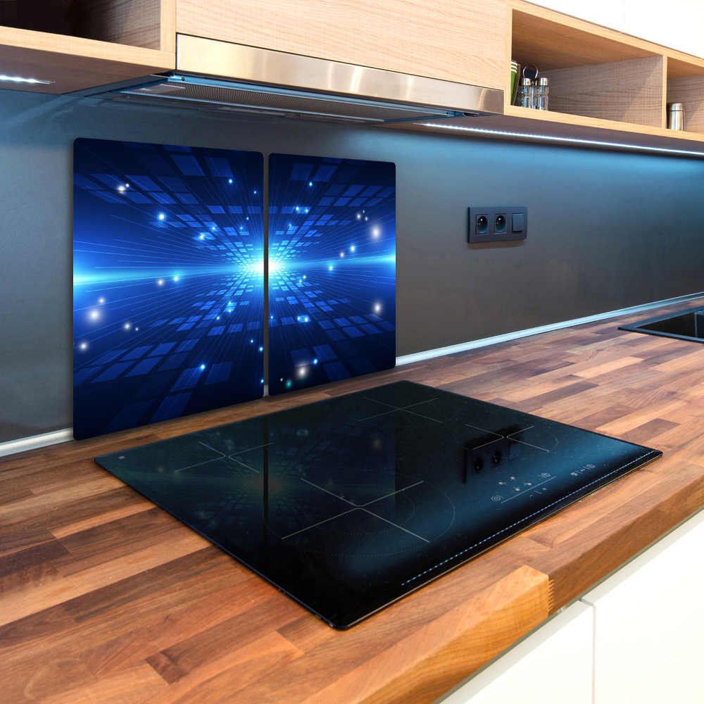Deska kuchenna duża szklana Trójwymiarowe tło