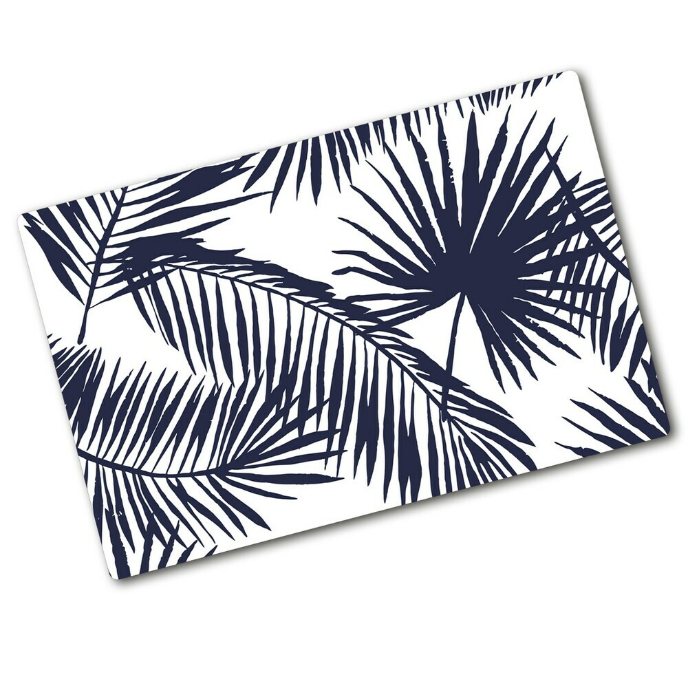 Deska do krojenia hartowana Liście palmy