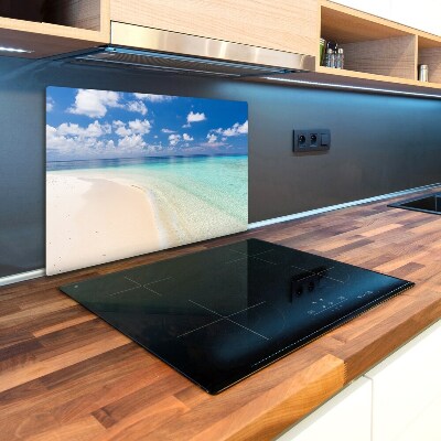 Deska kuchenna szklana Plaża na Malediwach