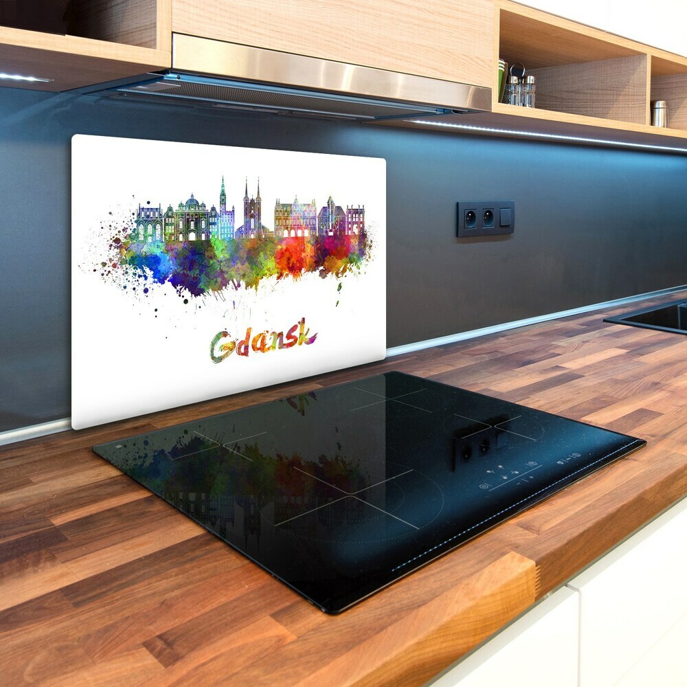 Deska kuchenna szklana Kolorowy Gdańsk jakość