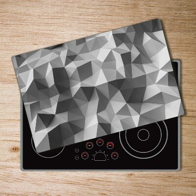 Deska kuchenna szklana Abstrakcja trójkąty