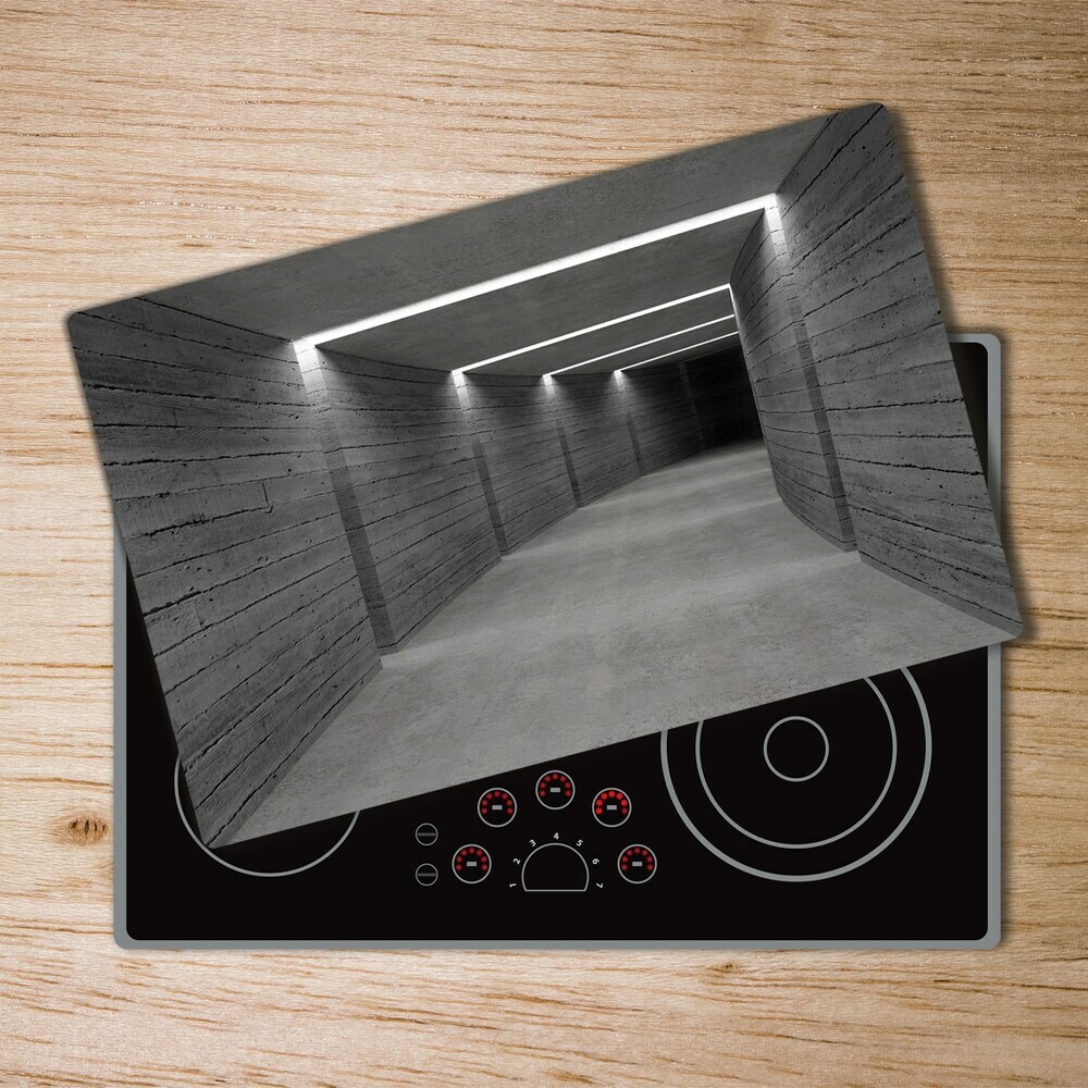 Deska kuchenna szklana Betonowy tunel architektura