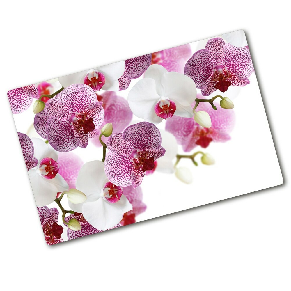 Deska do krojenia szklana Orchidea