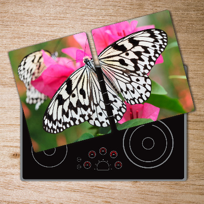 Deska kuchenna szklana Motyl na kwiatku