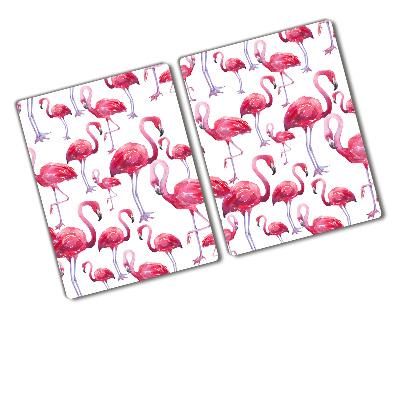Deska kuchenna szklana Flamingi