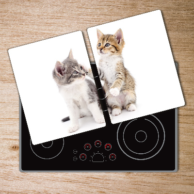 Deska kuchenna szklana Dwa małe koty