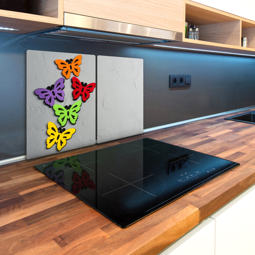 Deska kuchenna szklana Kolorowe motyle