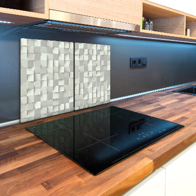 Deska kuchenna duża szklana Geometryczne tło