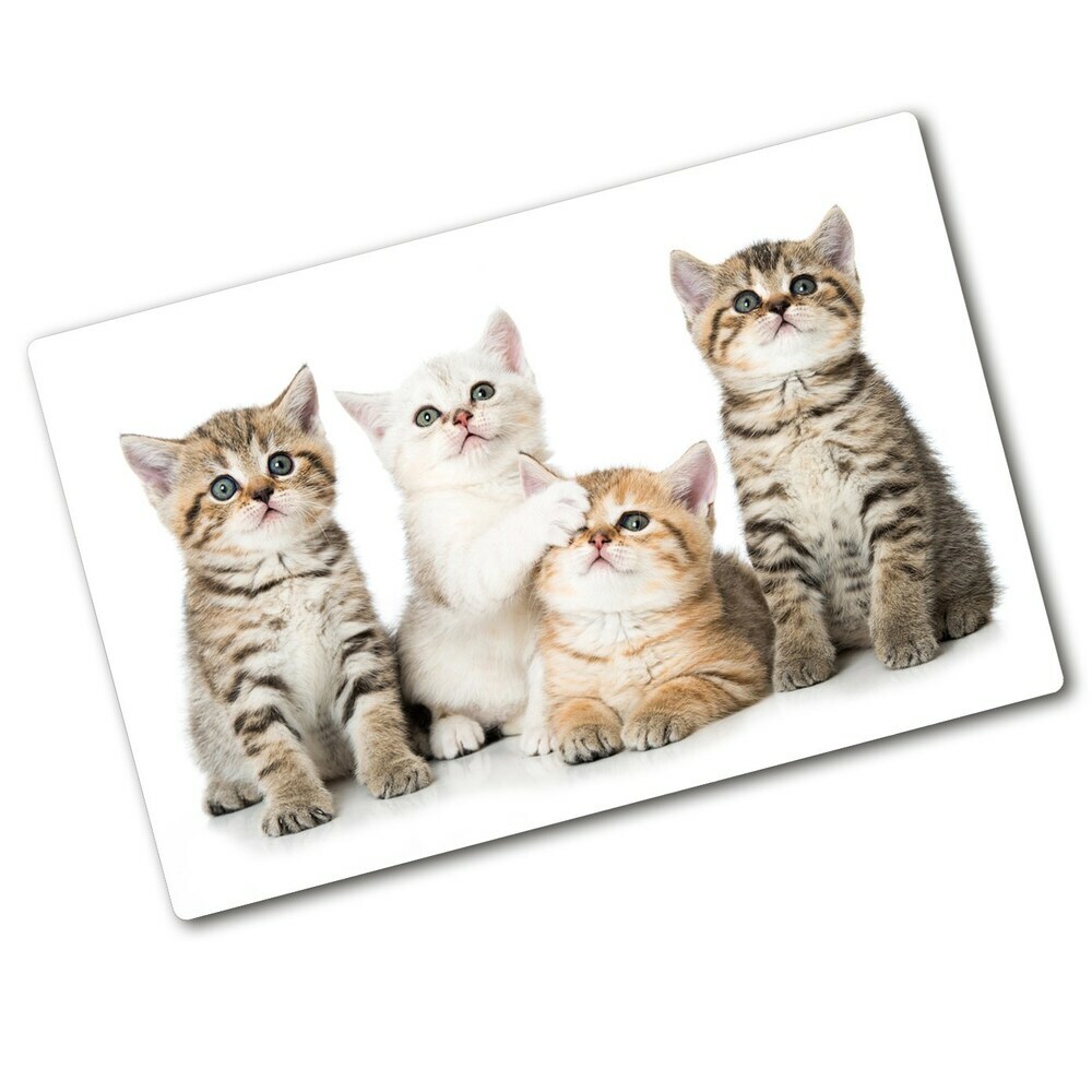 Deska kuchenna szklana Małe koty
