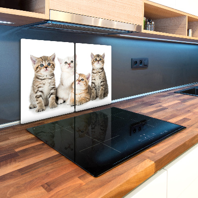Deska kuchenna szklana Małe koty
