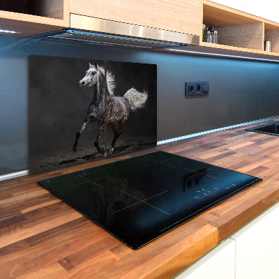 Deska kuchenna szklana Szary koń arabski