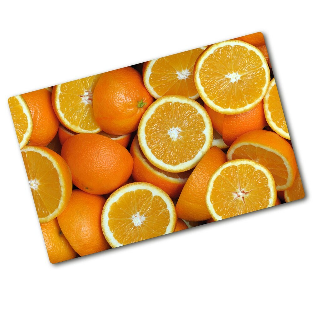Deska do krojenia hartowana Połówki pomarańczy