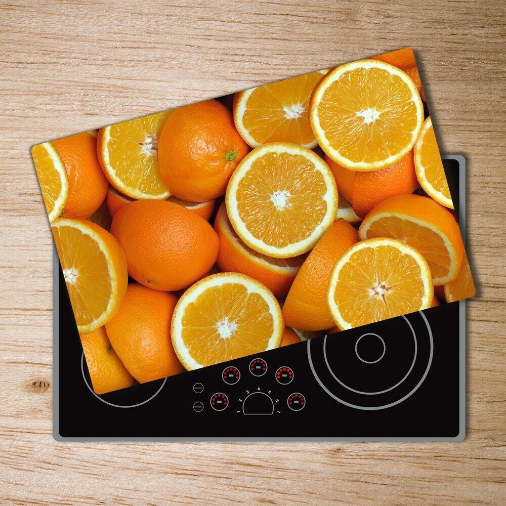 Deska do krojenia hartowana Połówki pomarańczy