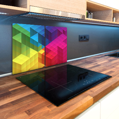 Deska kuchenna szklana Geometryczne tło