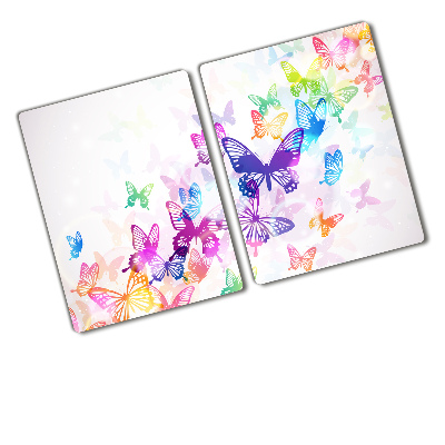 Deska kuchenna szklana Kolorowe motyle