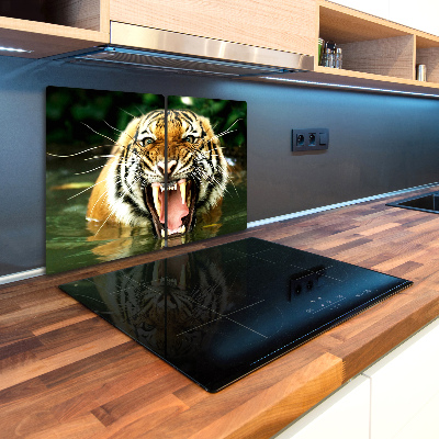 Deska kuchenna szklana Ryczący tygrys