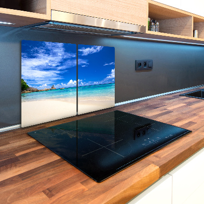 Deska kuchenna szklana Tropikalna plaża
