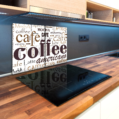 Deska kuchenna duża szklana Kawa Powiedzenia