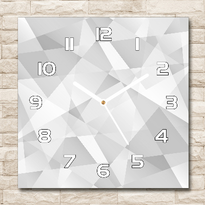 Zegar szklany kwadratowy Abstrakcja tło