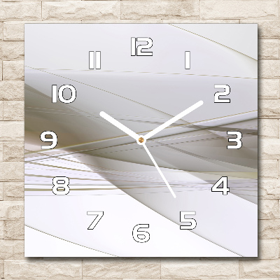 Zegar szklany na ścianę Abstrakcja