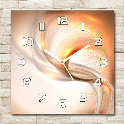 Zegar szklany na ścianę Abstrakcyjne tło