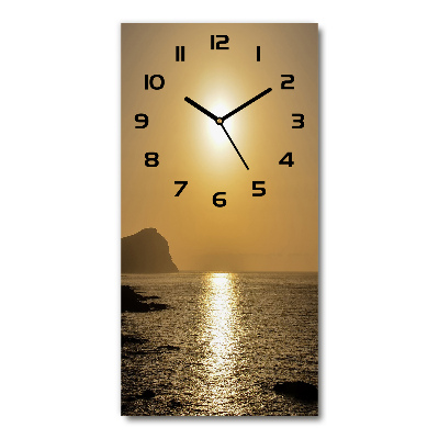 Zegar ścienny Zachód słońca morze
