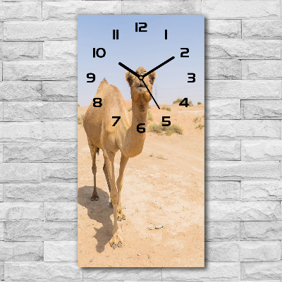 Zegar ścienny Wielbłąd na pustyni