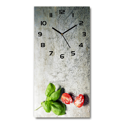 Zegar ścienny Pomidory i bazylia