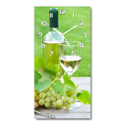 Zegar ścienny cichy Winogrona i wino