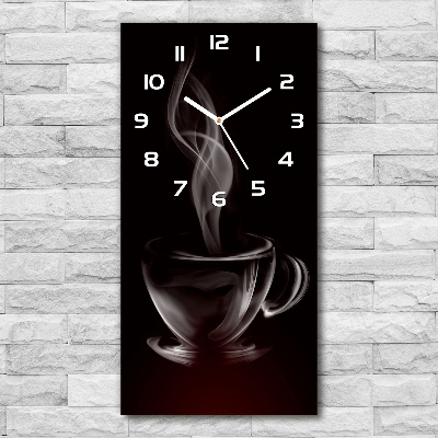 Zegar ścienny cichy Aromatyczna kawa