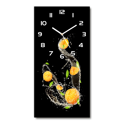 Nowoczesny zegar ścienny Pomarańcze