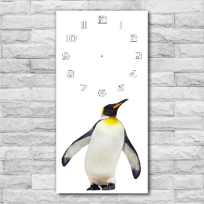 Nowoczesny zegar ścienny Pingwin