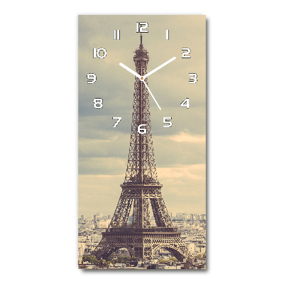 Zegar ścienny Wieża Eiffla Paryż