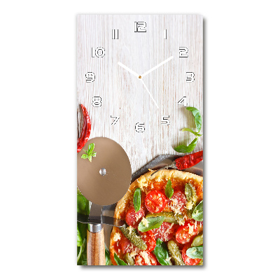 Nowoczesny zegar ścienny Pizza