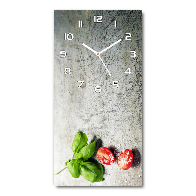 Zegar ścienny Pomidory i bazylia