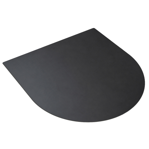 Podkładka ochronna pod grill Półowalna 80x70 cm