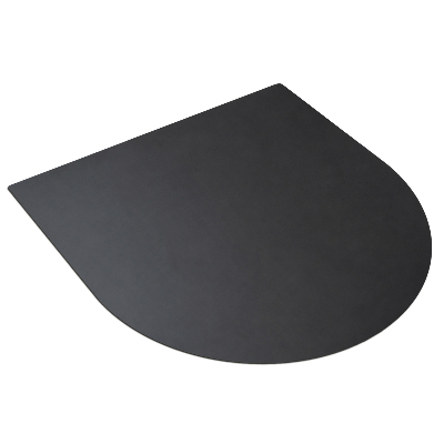 Podkładka ochronna pod grill Półowalna 80x70 cm