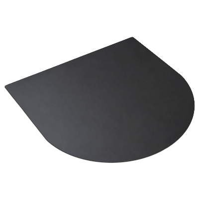 Blacha pod grill W kształcie półowalu 100x100 cm