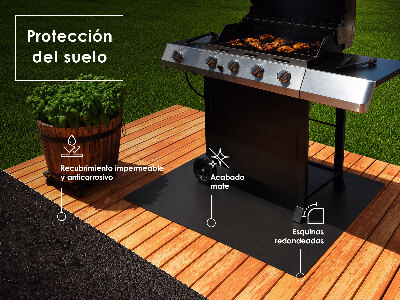 Podkładka ochronna pod grill Prostokątna 100x70 cm