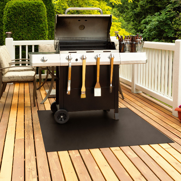 Blacha pod grill W kształcie prostokąta 100x80 cm