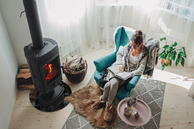 Podkładka pod kominek Trójwymiarowa geometria