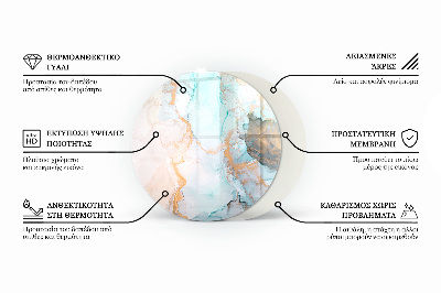 Podkładka pod kominek Trójwymiarowa geometria