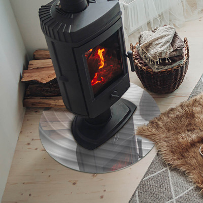 Szkło pod kominek Fale delikatnych linii