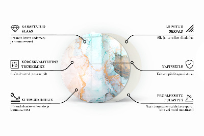 Szyba pod kominek Abstrakcyjna chmura brył