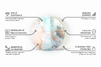 Szyba pod kominek Abstrakcyjna chmura brył