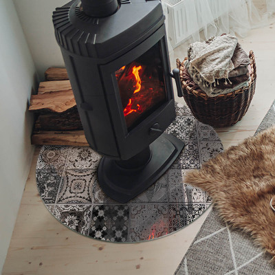 Podkładka pod kominek Wzory kafli dekoracyjnych